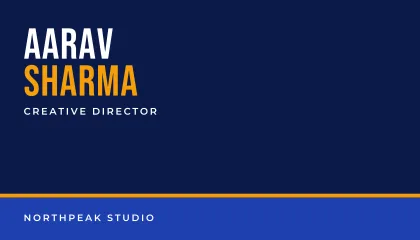 Bold Type business card template