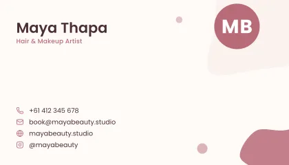 Soft Pastel business card template