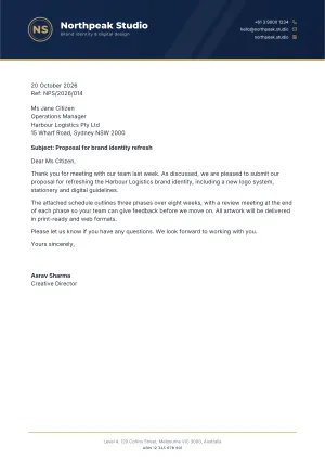 Corporate Band letterhead template