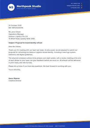 Diagonal Split letterhead template