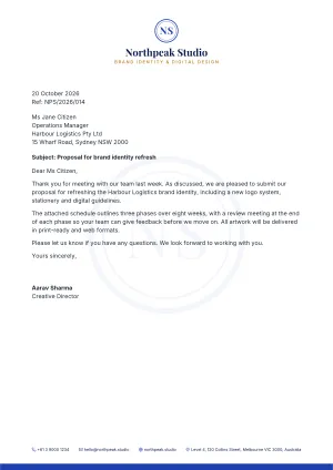 Watermark Logo letterhead template